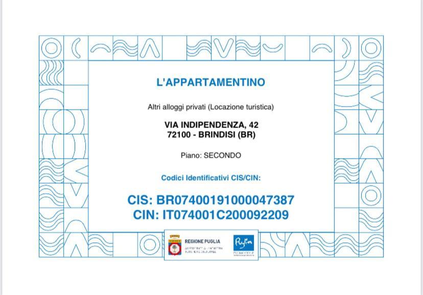 L'Appartamentino Brindisi Buitenkant foto